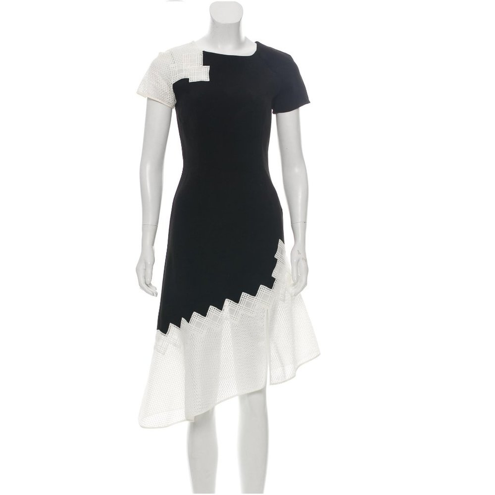 Jonathan Simkhai Short Sleeve Midi Dress, US 2/XS